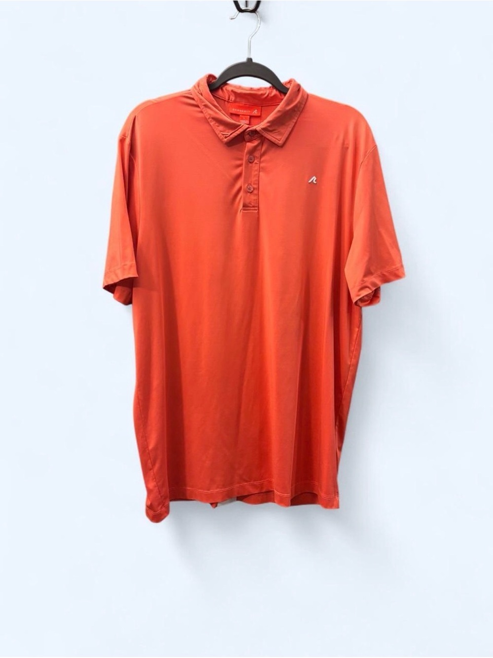 Redvanly Golf Polo Shirt Mens Large L Coral Red Bonita Bay Club Performance - Picture 2 of 5